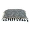 20" Slate Gray Cotton Throw Pillow