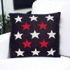 20" Navy Blue Cotton Throw Pillow