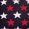 20" Navy Blue Cotton Throw Pillow