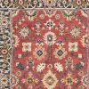 5' X 8' Red And Blue Bohemian Area Rug