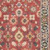 8' X 10' Red And Blue Bohemian Rug