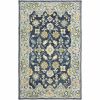 5' X 8' Navy And Blue Bohemian Area Rug
