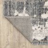 7' X 9' Grey And Ivory Grey Matter Area Rug
