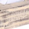 Rustic Yellow Washed Mango Wood Rectangular Tissue Holder