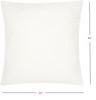 20" X 20" Choice White Square Pillow Insert