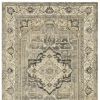 7' X 10' Beige And Gray Traditional Medallion Indoor Area Rug