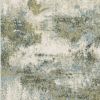 10' X 13' Blue Green Power Loom Area Rug