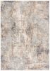 5' X 8' Beige And Ivory Abstract Area Rug