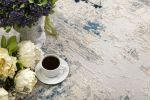 15' Blue Abstract Dhurrie Runner Rug