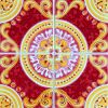 8" X 8" Golden Ruby Removable  Peel And Stick Tiles