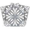 4" X 4" Gray And White Spire Peel And Stick Removable Tiles