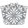 8" X 8" Gray And White Spire Peel And Stick Removable Tiles