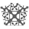 8" X 8" Dark Gray And White Coli Peel And Stick Tiles