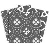 6" X 6" Gray And White Mosaic Peel And Stick Removable Tiles