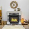 7" X 7" Gray And White Mosaic Peel And Stick Removable Tiles