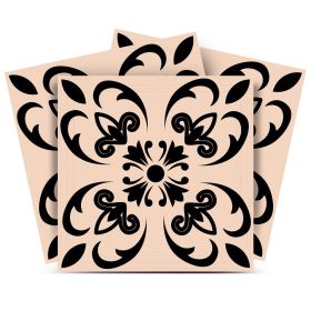 6" X 6" Mini Orchid Peel And Stick Removable Tiles