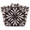 6" X 6" Cinnamon Swirl Peel And Stick Removable Tiles