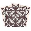 8" X 8" Light Brown And White Mosaic Peel And Stick Removable Tiles