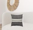 Black And White Stonewash Throw Pillow Cover
