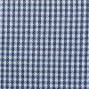 Set Of 4 Blue Houndstooth Pillow Covers