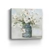 30" x 30" Watercolor Soft Pastel Dogwood Bouquet Canvas Wall Art