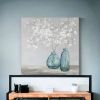White Spring Flowers Unframed Print Wall Art