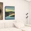 36" x 24" Vibrant South American Amazon Canvas Wall Art