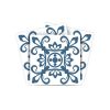 6" X 6" Teal And White Mosaic Peel And Stick Removable Tiles