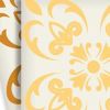 7" X 7" Golden Yellow Retro Peel And Stick Removable Tiles