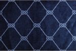 2' X 6' Navy Nautical Knots Washable Runner Rug