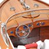 15" Wood Brown Riva Aquarama Speedboat Exclusive Display Case Edition Hand Painted Model Boat