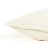 Ivory Natural and Green Contemporary Christmas Tree Throw Pillow