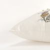 Gray Reindeer with Gold Decorative Throw Pillow