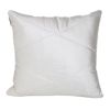20" White Cotton Blend Throw Pillow