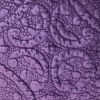20" Purple Cotton Blend Throw Pillow