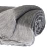 Supreme Soft Suttle Gray Handloomed Throw Blanket