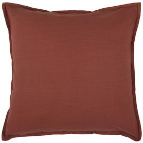 20" Paprika Cotton Throw Pillow