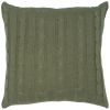 18" Olive Cotton Throw Pillow