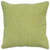 20" Green Cotton Throw Pillow