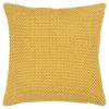 20" Gold Cotton Throw Pillow