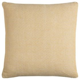 Yellow Ivory Scaled Diamond Pattern Throw Pillow