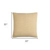 Yellow Ivory Scaled Diamond Pattern Throw Pillow