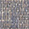 Blue Gray Metallic Nubby Textured Throw Pillow