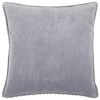 Soft Lilac Solid Pearl Beaded Edge Throw Pillow