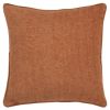 Orange Solid Classic Decorative Throw Pillow