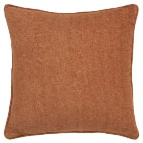 Orange Solid Classic Decorative Throw Pillow