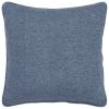 Blue Solid Classic Decorative Throw Pillow