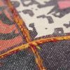 Peach Gray Tribal Corner Tasseled Lumbar Pillow