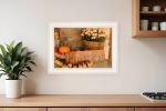 Autumn Harvest 1 White Framed Print Kitchen Wall Art