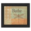 Bathe Black Framed Print Bathroom Wall Art